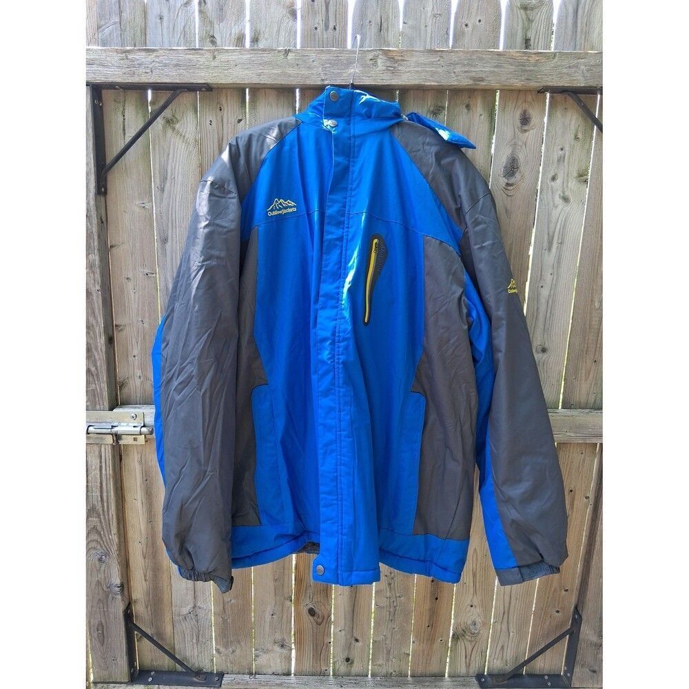 007 Outdoor Sport 9X Men's Hooded Winter Jacket Coat Thermal Warm Fleece Lined